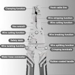 18-in-1 Foldable Wire Stripper & Crimper Tool