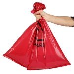 Heavy-Duty Red Biohazard Bags - 5 Pack