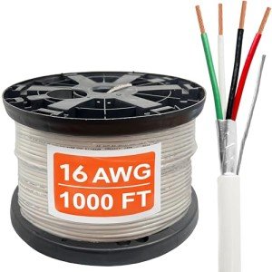 16 Gauge 4-Conductor Shielded Speaker Wire Cable