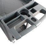 HIGOOD 2-Shelf Heavy Duty Rolling Utility Cart