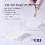 COBETTER 100-Pack 47mm MCE Membrane Filters