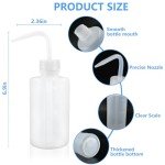 2 Pack 8oz Wash Bottles with Labels
