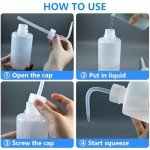 2 Pack 8oz Wash Bottles with Labels