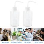 2 Pack 8oz Wash Bottles with Labels
