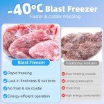 DXBaoxue Commercial Blast Chiller with 3 Trays