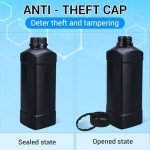 UMETASS 34oz Plastic Storage Bottles with Caps