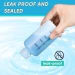 8oz Narrow Mouth Plastic Lab Bottles with Caps