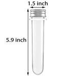 70ml Plastic Beakers for Experiments and Decor, 10 Pack