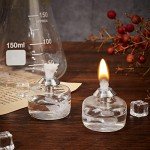 CHGCRAFT 3 Sets 8ml Glass Alcohol Burners
