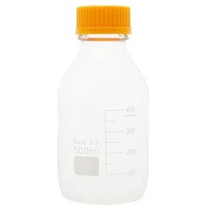 KIGITIK 500ml Borosilicate Glass Storage Bottles