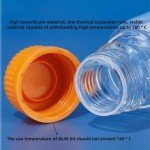 KIGITIK 500ml Borosilicate Glass Storage Bottles