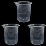 200ml Plastic Graduated Beaker - 3 Pack