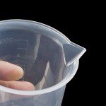 200ml Plastic Graduated Beaker - 3 Pack