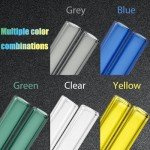 12-Pack 4-Inch Borosilicate Glass Tubes with Brush