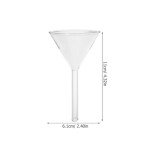 3-Pack Heavy Wall Glass Funnels for Labs