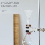 3-Pack Heavy Wall Glass Funnels for Labs