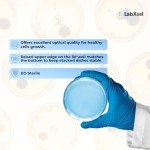 Clear Petri Dishes with Lid - 100 Pack
