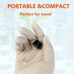 20 PCS 4ML Clear Glass Liquid Sample Vials