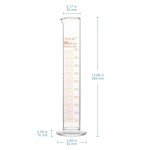 StonyLab 500 ml Borosilicate Glass Graduated Cylinder
