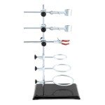QWORK 2-Pack Lab Support Stand Metalware Set