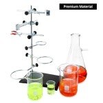 QWORK 2-Pack Lab Support Stand Metalware Set
