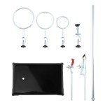 QWORK 2-Pack Lab Support Stand Metalware Set