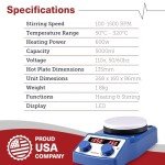 Fristaden Heavy Duty Magnetic Stirrer Hot Plate - 5L