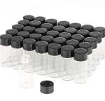 50 Pack 5ml Clear Glass Sample Vials with Caps