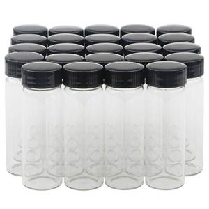 JIUWU 30ml Clear Glass Vials - Pack of 24