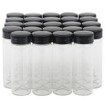 JIUWU 30ml Clear Glass Vials - Pack of 24