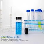 10 Pack of 30ml Clear Glass Sample Vials
