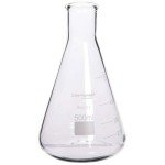 Cole-Parmer Graduated Glass Erlenmeyer Flasks, 500 mL