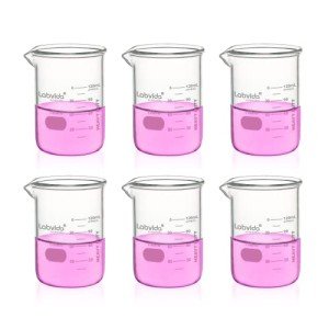 Labvida Heavy Duty Glass Beaker Set, 150ml, 6 pcs