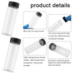 JIUWU 30ml Clear Glass Vials - Pack of 24