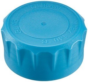 DURAN Youtility GL 45 Screw Cap Bottle - Cyan
