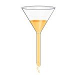 100mm Borosilicate Glass Funnel - Heavy Wall