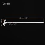 MECCANIXITY PTFE Electric Stirring Rods with Paddles