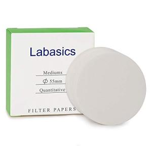 Labasics 55mm Quantitative Filter Paper Circles, 100 Pack