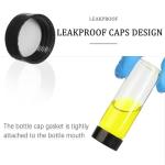 JIUWU 30ml Clear Glass Vials - Pack of 24