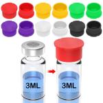 3ml Glass Vials with Colorful Leak-Proof Caps