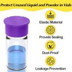 3ml Glass Vials with Colorful Leak-Proof Caps