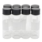 Clear Glass Sampling Bottles with Screw Caps - 15ml