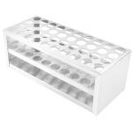 Stainless Steel Test Tube Holder Rack, 3-Layer 40 Holes