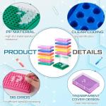 12 Pcs PCR Tube Rack for 0.2ml Micro-Tubes