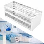 Stainless Steel Test Tube Holder Rack, 3-Layer 40 Holes