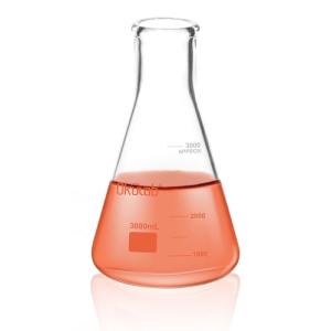 Okulab 3000ml Glass Erlenmeyer Flask Set