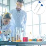 15ml Plastic Centrifuge Tubes with Caps - 100 Pack