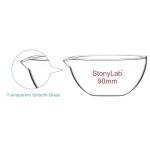 Stonylab Borosilicate Glass Evaporating Dish, 90 mm