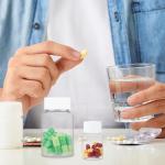 6-Pack Clear Plastic Pill Bottles with Caps