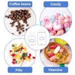 6-Pack Clear Plastic Pill Bottles with Caps